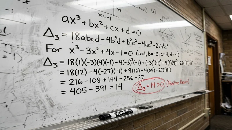Nature of Roots of a Cubic Equation: Complete Guide with Examples
